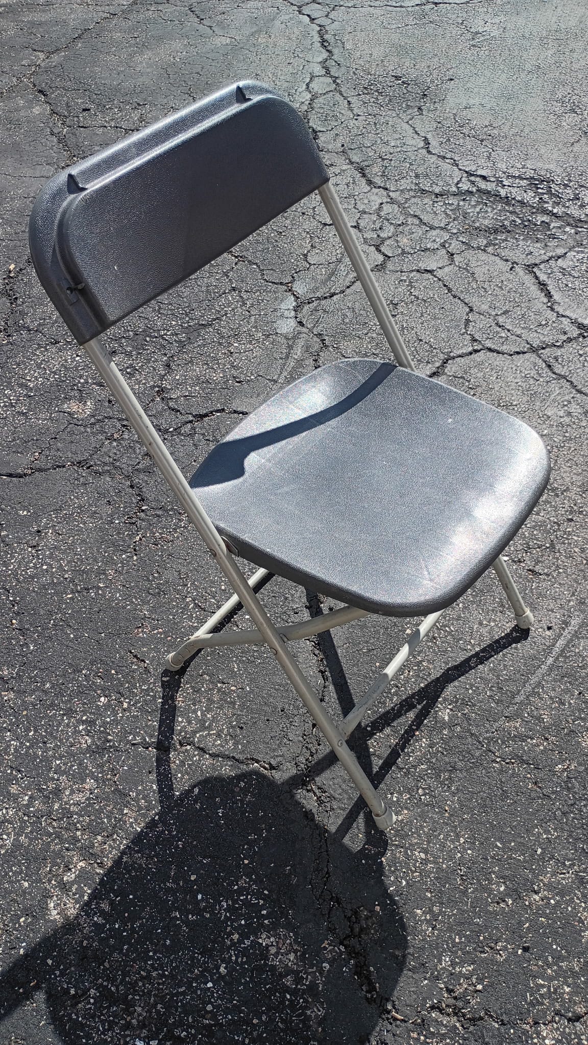 Grey folding chair rental Wood Dale IL